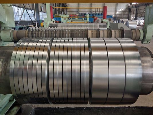 Galvanized Z180 Zero spangle GI strips slitting steel coils, seperated pacakge