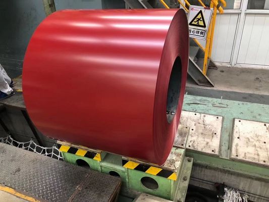 0.40 * 1220 มิลลิเมตร Prepainted โล่แผ่นเหล็ก PPGI PPGL ASTM A653