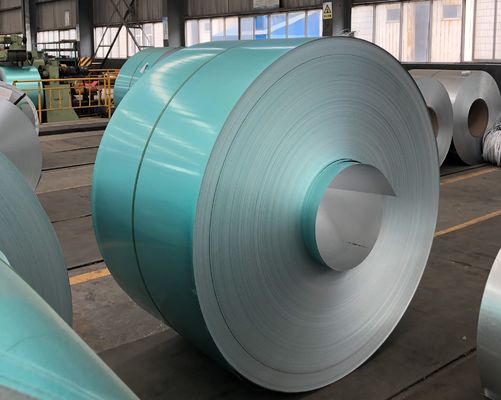 สีเขียว AFP เหล็ก Aluzinc สําหรับหินเคลือบผนังโลหะ Spangle ปกติ 55% Aluzinc Steel Coil ความกว้างปกติ 1M