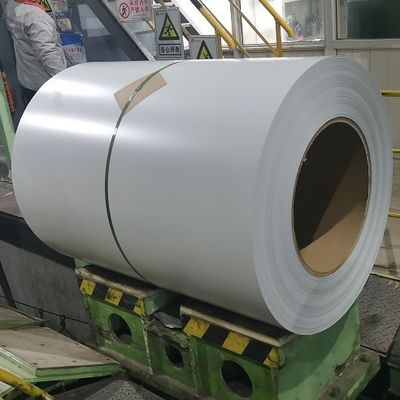 เบคเกอร์ส ฟรอสต์ ขาว Pre-Painted Galvalume Steel Coil AZ150 PPGL DX51D 10 ปี การรับประกันการส่งออกไปยังแอฟริกาใต้