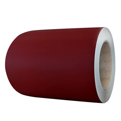 Z225 PPGI สีเคลือบแผ่นม้วน HDPE DX51D สําหรับการคลุมหรือหลังคา