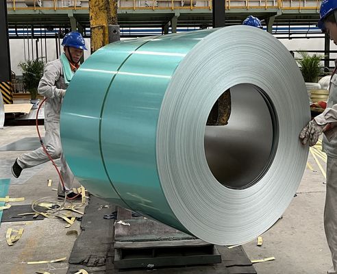 0.40 มม สีเขียว AFP Galvalume Steel GL หินเคลือบไตล์หลังคาวิลล่า 55% แผ่นหลังคาเหล็ก Aluzinc DX51D ASTM A792M S280GD