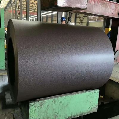 1.0 มม PPGI เนื้อเยื่อแมท โคลล์เหล็ก Prepainted HDP Valspar สําหรับหลังคา