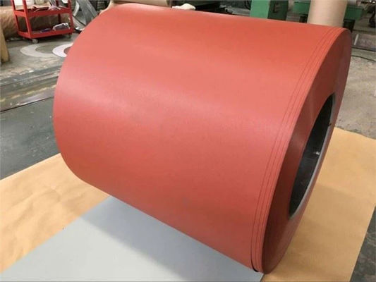 JIS G3302 แมทเนื้อเยื่อ สีเหล็กเรือนเคลือบแผ่นเหล็ก Z225 สี SMP