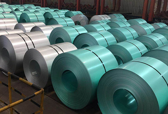 ASTM A792 SS50 สแตนเลสโครงสร้าง โคลล์สแตนเลส Aluzinc โครเมท