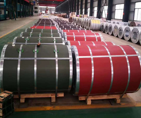 สีเคลือบ แมท เนื้อเยื่อสแตนเลส รอย AZ150 ลายสีก่อน Galvalume Steel Base Metal การรับประกัน 20 ปี Beckers Polyester