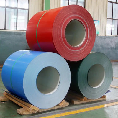 ASTM A527M แวลสปาร์โลหะ Prepainted สายกลอง PPGI สายกลองเหล็ก Z40 ~ Z275g / m2