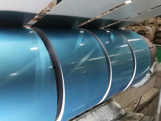 0.95*168mm AFP 55%Aluzinc Steel Coil Light Steel House G550 สแตนเลสโครงสร้าง AZ150 สแตนเลส Galvalume Coil ป้องกันนิ้ว