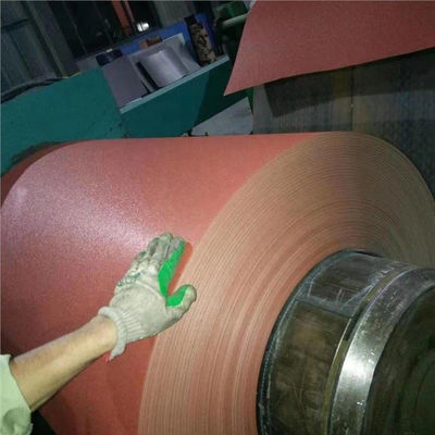 แมทผิวขัด PPGI สแตนเลส Coil Z120 เนื้อผง Pre-Painted สีผงแผ่นหลังคา