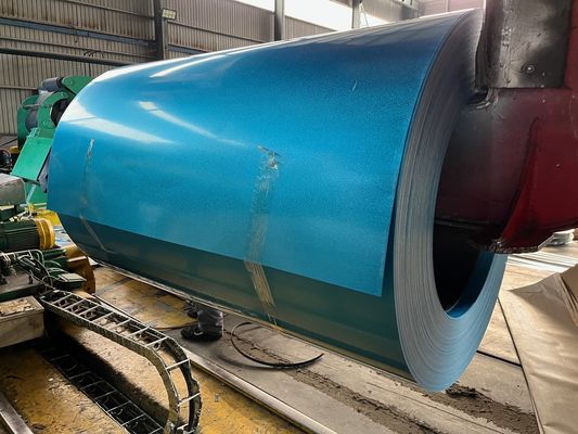 55% Aluzinc Blue AFP สแตนเลส Galvalume สแตนเลสโครงสร้าง S550GD AZ150 บ้านกรอบเหล็ก 50 ปีรับประกัน