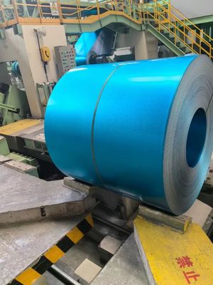 ASTM A792m วัสดุหลังคา โลหะ หมักร้อน ป้องกันรอยนิ้วมือ โลหะ Galvalume Dx51d Az275 Alu Zinc Coated Az150 Afp