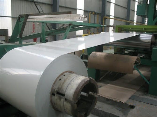 80% ขาว HDP อลูมิเนียม Gutters 3003H24 PE / สีเคลือบ / ลายสี / สีเคลือบแผ่นอลูมิเนียม