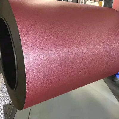 RAL3005 0.50*1250 PPGI HDP Z275 30 ปี Matt Textured Sherwin Williams Painted Galvanized Steel Roof หลังคาท่อ