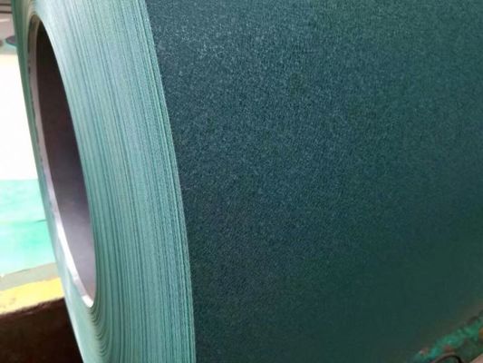 RAL6020 0.50*1040 PPGL AZ165 HDP PVDF 30 ปี แมทท สแตนเลสที่มีเนื้อเยื่อ