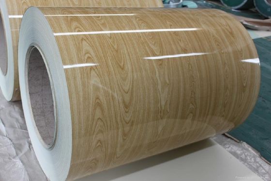 PVDF ไม้เรียบเมล็ดสแตนเลสโคลอลูมิเนียมโคลสําหรับกําแพงด้านข้าง ดริปเอ็ด