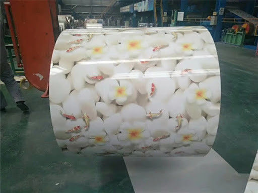 ความแข็งแรงปานกลาง ((HRB60-85) ผงออกแบบ Prepaint สีเคลือบแผ่นเหล็ก PPGI PPGI สินค้าส่งออกมาตรฐาน Package หรือตามคําขอ