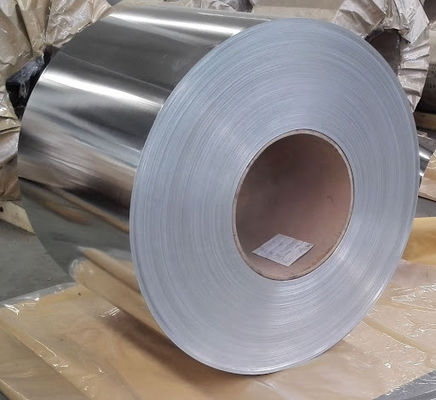 สว่าง / หิน / เหรียญเงิน Electrolytic Tinplate Coils Tin Free Steel Sheet Food Tinplate Coil จบด้วยการรักษา passivation