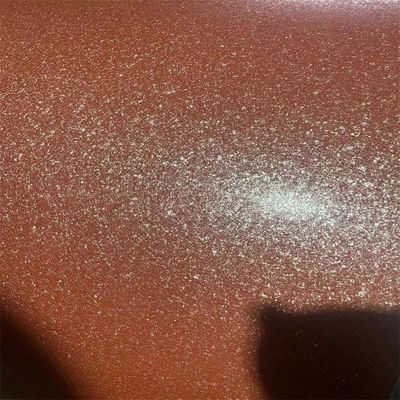 แมทต RAL8017 สีน้ําตาล แผ่นผนัง 40 ปี การรับประกัน สายสลัดเหล็กที่มีเนื้อเยื่อ